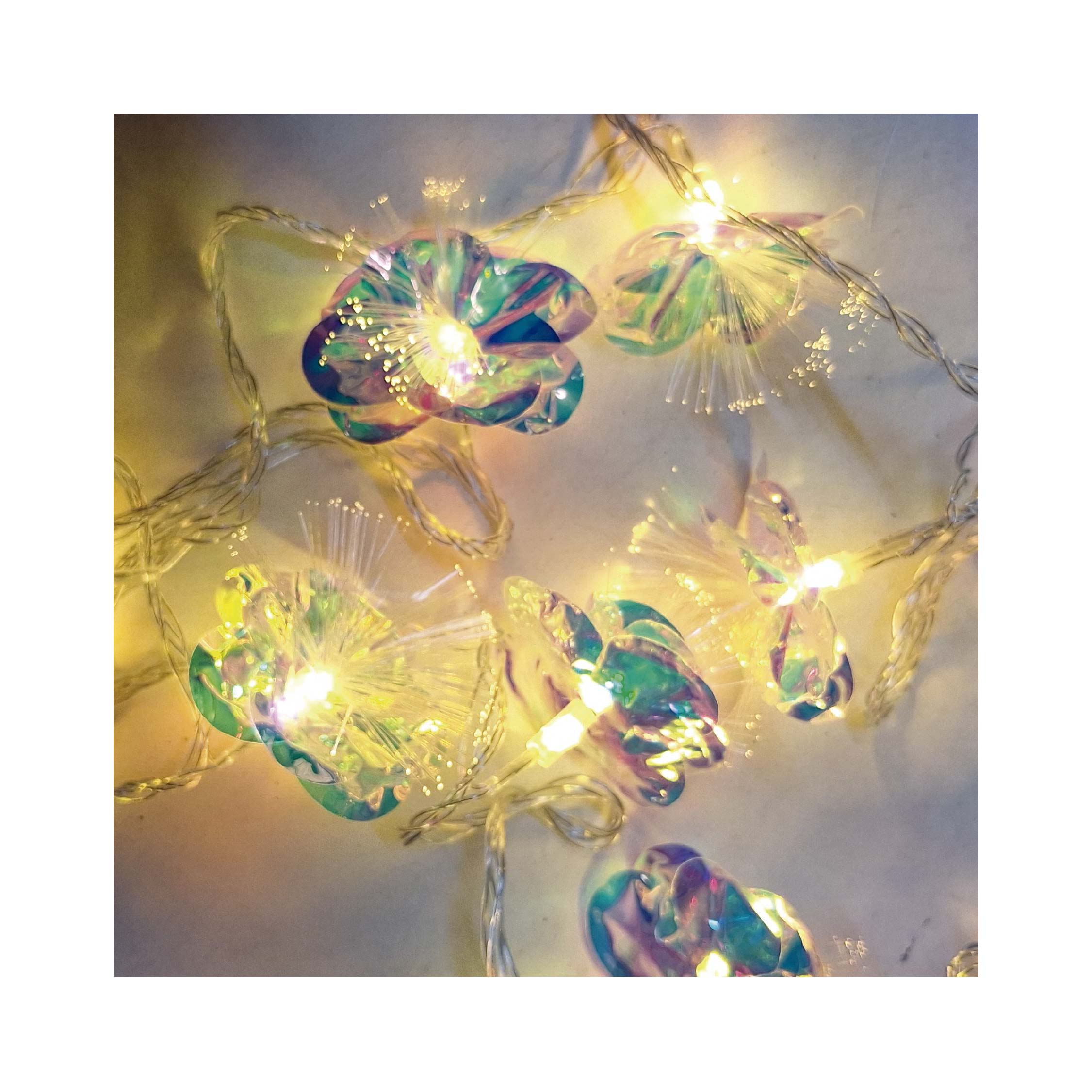 Luces de flores guirnalda