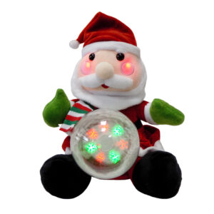 Peluche papá Noel con holograma