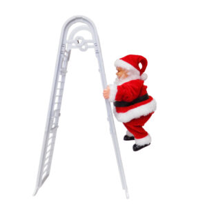 Papá Noel en escalera