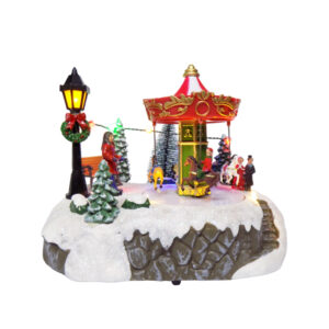 Maqueta parque con calesita